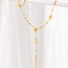 Gold Butterfly Pearl Hand Chain