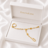 Gold Butterfly Pearl Hand Chain