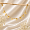 Gold Heart Charm Anklet