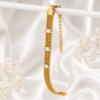 Gold Crystal Multi-Layer Bracelet