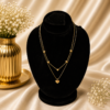 Gold Heart Layered Necklace | Stainless Steel | Gift for Women