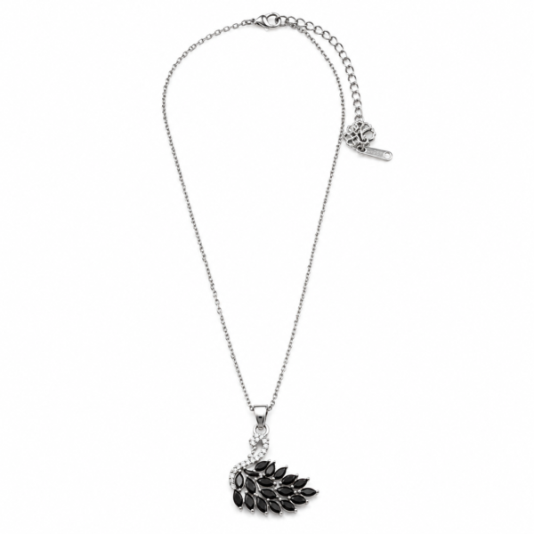 Black Swan Pendant Necklace for Women ZenviraLuxe