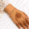 (11) ZL 04800650 Pink Stone Leaf Bracelet