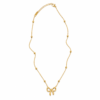 (9) ZL 02200450 Gold Bow Pendant Necklace for Women ZenviraLuxe